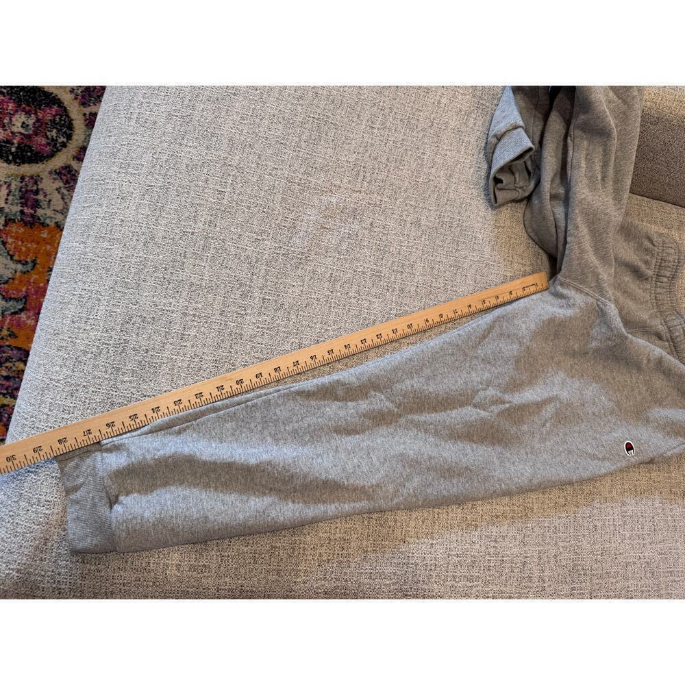 Champion Grey Men's Jogger Sweatpants Elastic Drawstring Waste Pockets Sz L - Picture 5 of 11